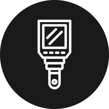 Modern b 'nin vektör illüstrasyonu eksik simgesi