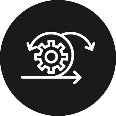 Kolayca değiştirebilen veya düzenleyebilen Gear Vektör simgesi