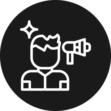 Modern simgenin vektör illüstrasyonu