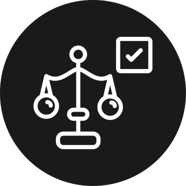 Kanunu olan insanların vektör simgesi