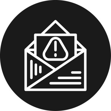 Posta simgesinin vektör illüstrasyonu