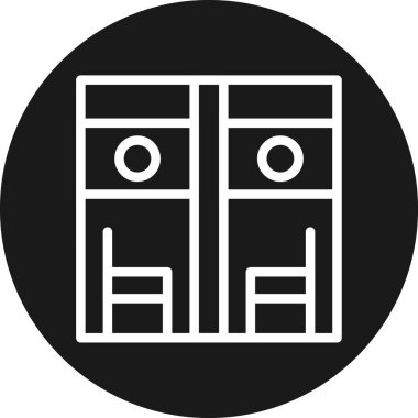 Modern b 'nin vektör illüstrasyonu eksik simgesi