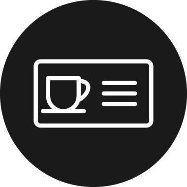 Kahve ve çay ikonunun vektör simgesi