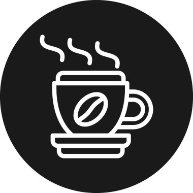 Kahve fincanı. Basit tasarım