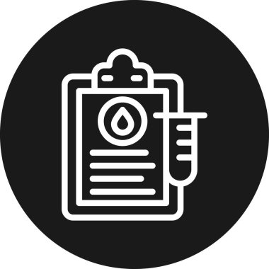 Belge simgesinin vektör illüstrasyonu