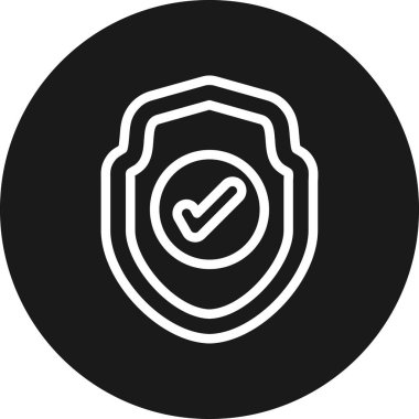 tik simgesi vektör illüstrasyonu