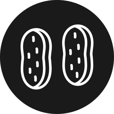 Gıda simgesinin vektör illüstrasyonu