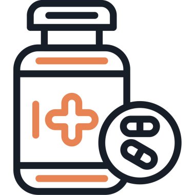 İlaçlar sağlık hizmeti simgesi