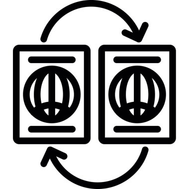 para simgesi vektör illüstrasyonu