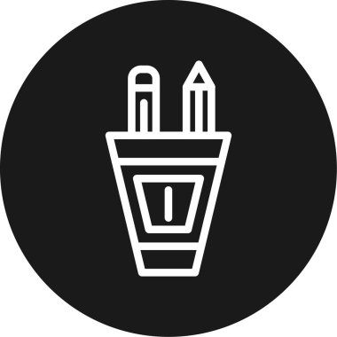 Kalem simgesi, vektör illüstrasyonu