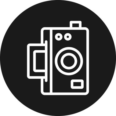 Anlık Fotoğraf Çizgisi Çemberi Vektör ResmiComment