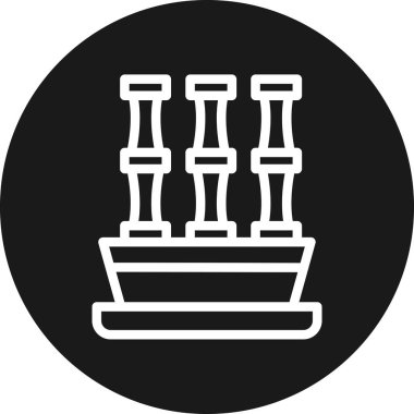 Taç. Web simgesi basit illüstrasyon