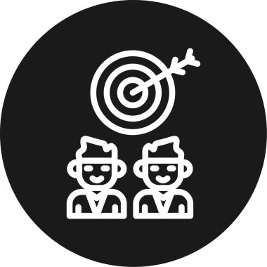 İnsan simgesinin vektör illüstrasyonu