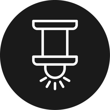 duş ikonu vektör illüstrasyonu