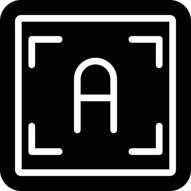 Modern bir simgenin vektör illüstrasyonu