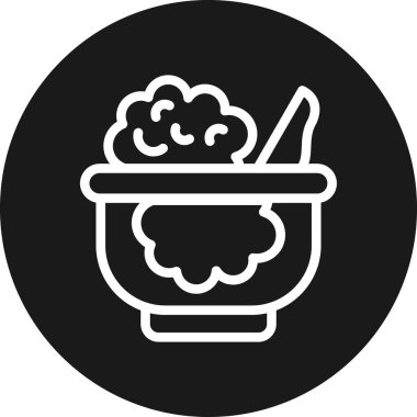 Gıda simgesinin vektör illüstrasyonu