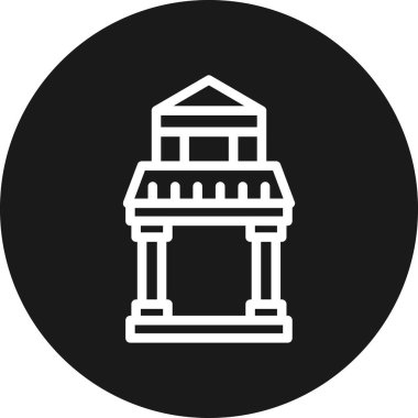 Moda tarzı izole edilmiş arkaplan oluşturma simgesi