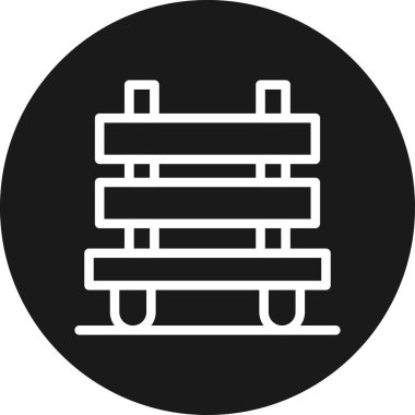 kargo konteynırı. Basit simge