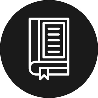 kitap simgesi vektör illüstrasyonu