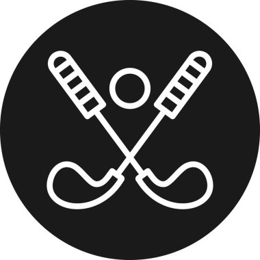 çapraz çapraz ve çapraz çubuk simgesi, vektör illüstrasyon