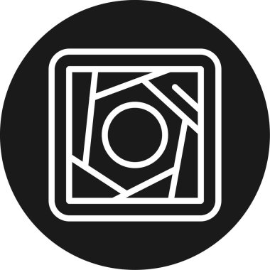 Vektör evrensel simgesi Trendy bakmak.