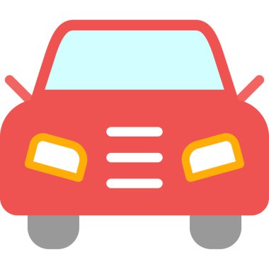 Düz biçimli otomobil simgesi