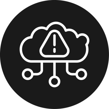 vektör Bulut simgesi