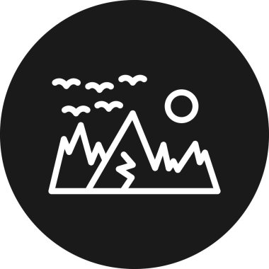 Modern simgenin vektör illüstrasyonu