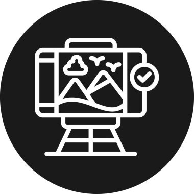 kamera simgesi vektör illüstrasyonu