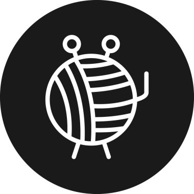 Bir balon simgesinin vektör çizimi