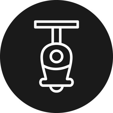 Gaz simgesinin vektör illüstrasyonu