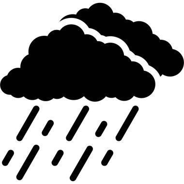 bulut simgesi, minimalist vektör çizimi