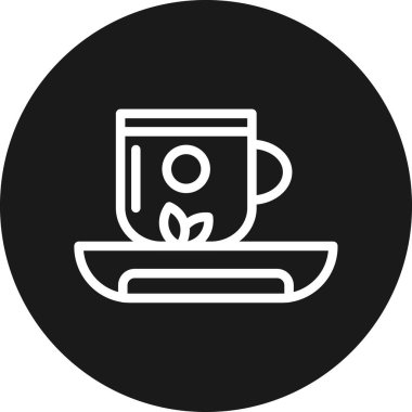 Vektör Kahve Simgesi illüstrasyonu