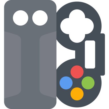 Uzaktan Denetim simgesi, vektör illüstrasyonu