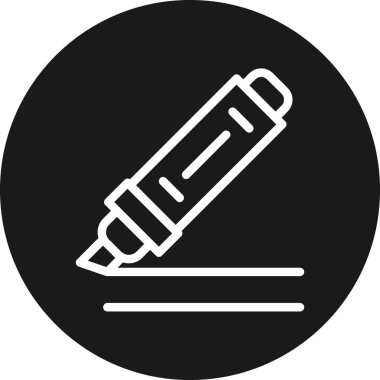 kalem simgesi vektör illüstrasyonu