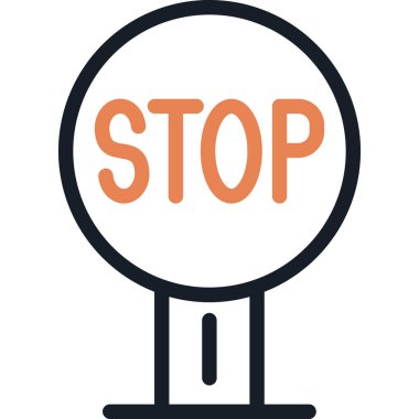 Simge vektör illüstrasyonunu imzala