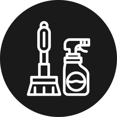 Sprey şişe vektör simgesi kolayca değiştirilebilir ya da düzenlenebilir