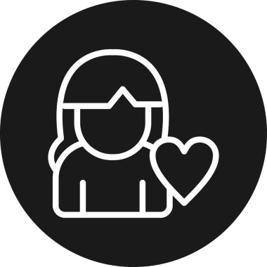 İnsan simgesinin vektör illüstrasyonu