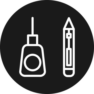 Modern simgenin vektör illüstrasyonu