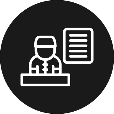 Kişisel ve ticari kullanım için vektör illüstrasyon simgesi.