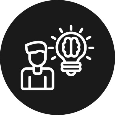 ampul simgesi vektör illüstrasyonu