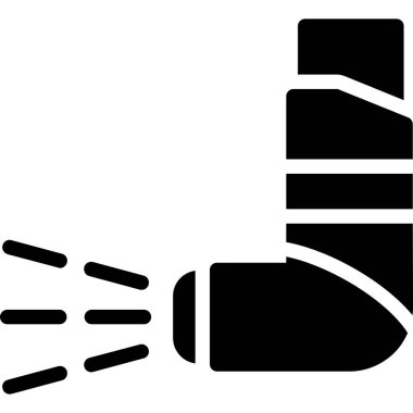 Sprey ikonu. Web için sprey sprey vektör simgelerinin basit çizimi