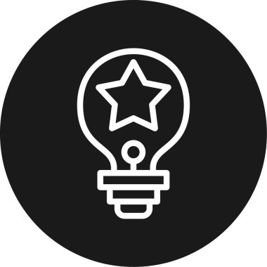 Vektör Ampul Simgesi illüstrasyonu