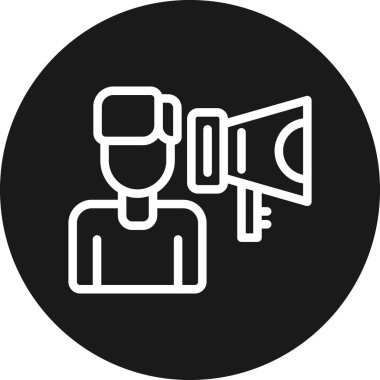 İnsan simgesinin vektör illüstrasyonu