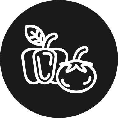 Gıda simgesinin vektör illüstrasyonu