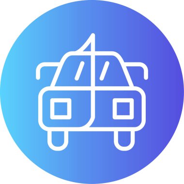 Modern b 'nin vektör illüstrasyonu eksik simgesi