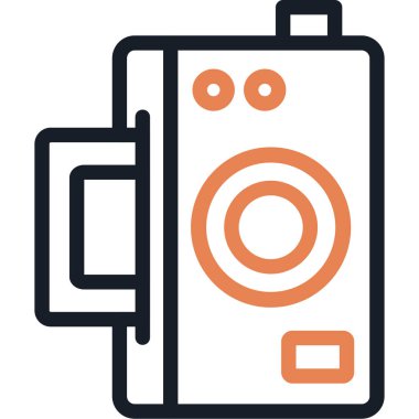 Pil. Web simgesi basit illüstrasyon