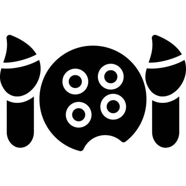 Gıda simgesinin vektör illüstrasyonu