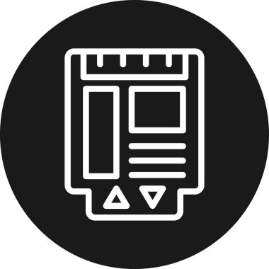 seo modern simgesinin vektör illüstrasyonu