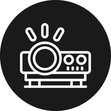 Kamera. Web simgesi basit illüstrasyon